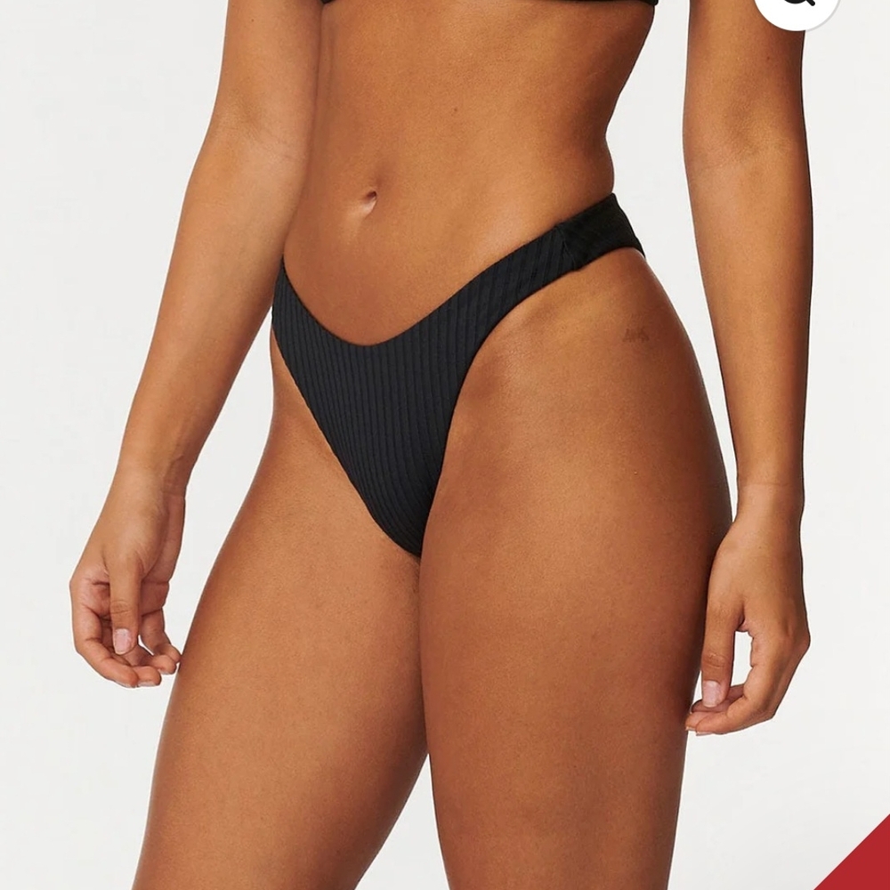 RIPCURL Premium Surf High Leg Brazilian Bikini Bottom